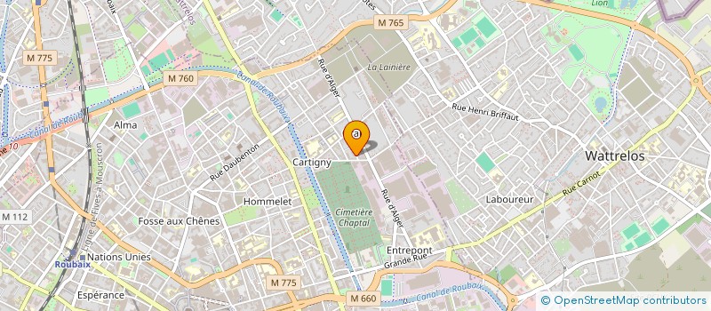 localisation de l'entreprise SCI AYDOGAN  ROUBAIX