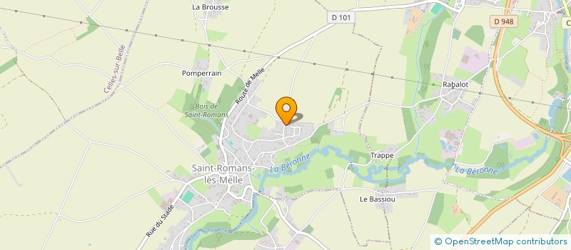 localisation de l'entreprise SCI AYGECO  SAINT-ROMANS-LES-MELLE