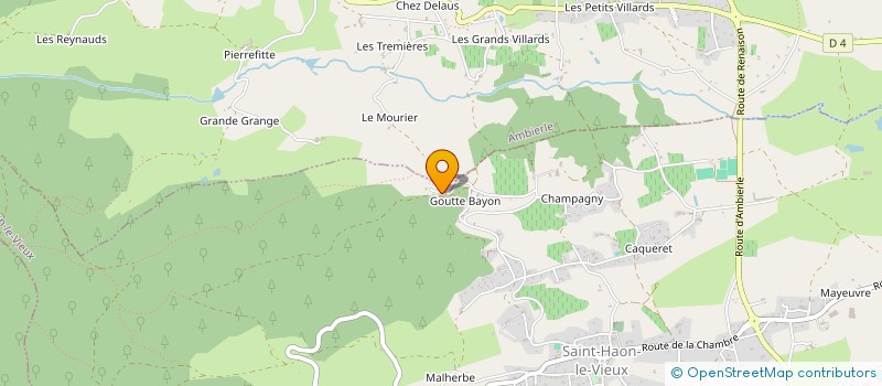 localisation de l'entreprise SCI AYGRA  SAINT-HAON-LE-VIEUX