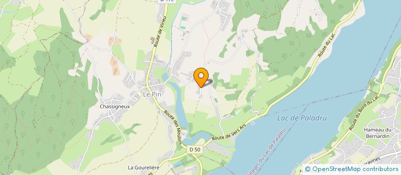 localisation de l'entreprise SCI AYGUEBLANCHE  VILLAGES DU LAC DE PALADRU