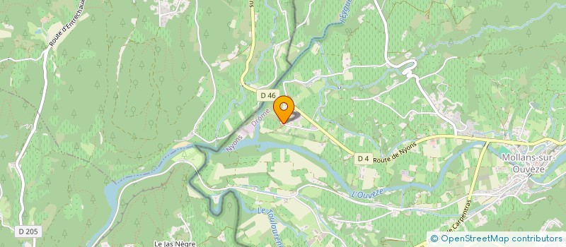 localisation de l'entreprise SCI AYGUEMARSE  MOLLANS-SUR-OUVEZE