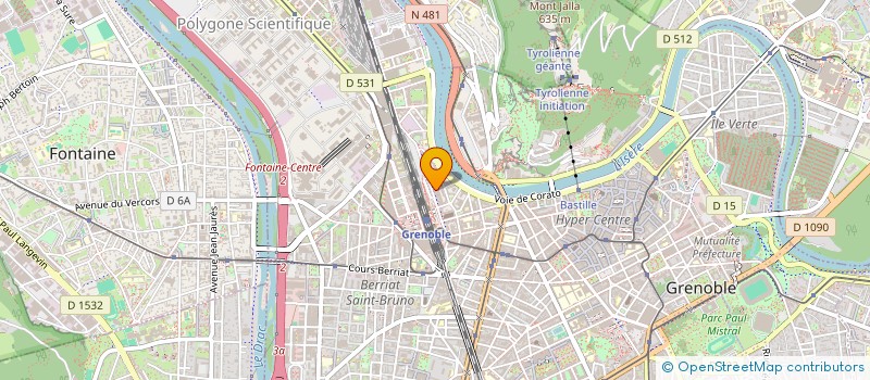 localisation de l'entreprise SCI AYHAAN IMMOBILIER à GRENOBLE