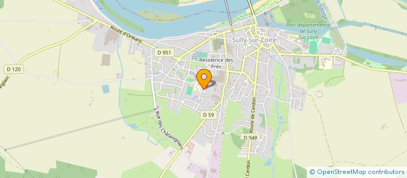 localisation de l'entreprise SCI AYHAN1  SULLY-SUR-LOIRE