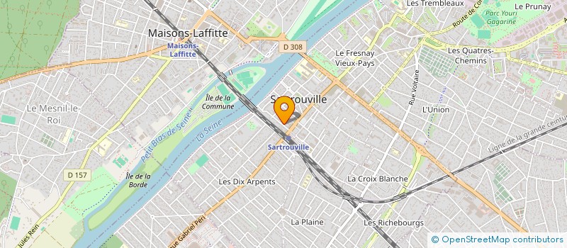 localisation de l'entreprise SCI AYLA  SARTROUVILLE