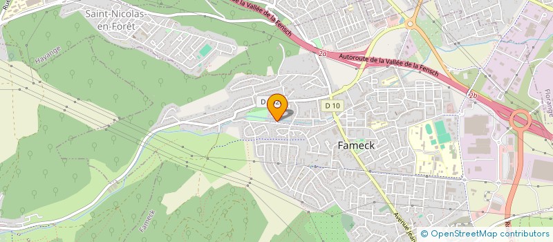 localisation de l'entreprise SCI AYLIN  FAMECK