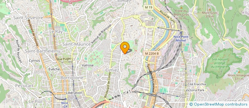 localisation de l'entreprise SCI AYLLA à NICE