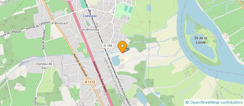 localisation de l'entreprise SCI AYLO  CADAUJAC