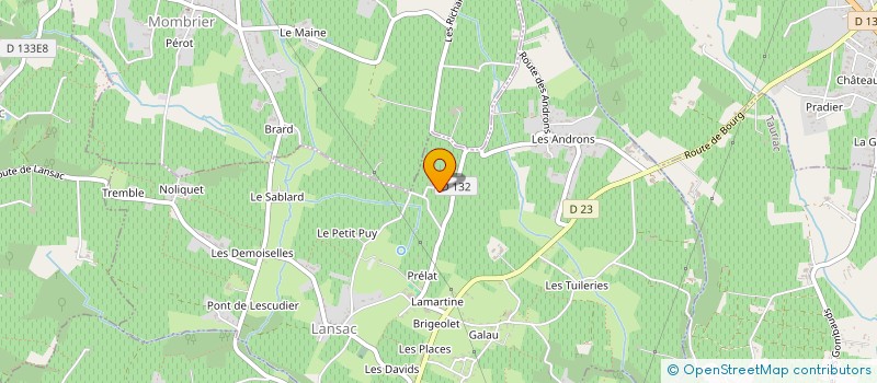 localisation de l'entreprise SCI AYLSA  LANSAC