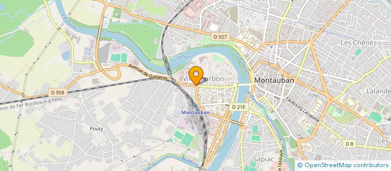 localisation de l'entreprise SCI AYMAR ET FILS  MONTAUBAN