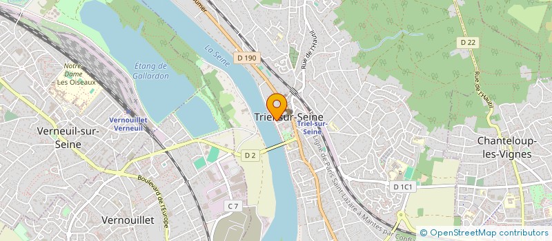 localisation de l'entreprise SCI AYMARD à TRIEL-SUR-SEINE