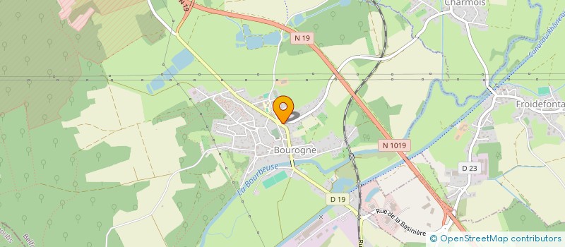 localisation de l'entreprise SCI AYMAS à BOUROGNE