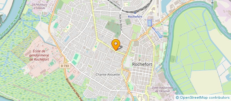 localisation de l'entreprise SCI AYMAT  ROCHEFORT