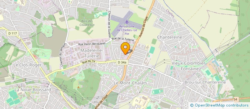 localisation de l'entreprise SCI-AYMERIC  CHELLES