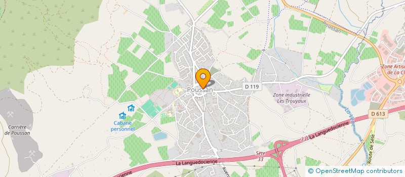 localisation de l'entreprise SCI AYMONIN  POUSSAN