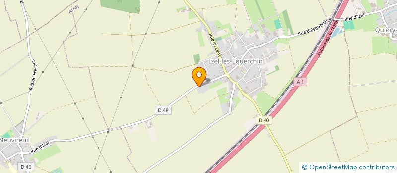 localisation de l'entreprise SCI AYMOZ AND CO  IZEL-LES-EQUERCHIN