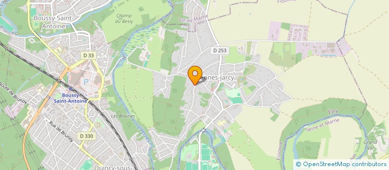 localisation de l'entreprise SCI AYNA  VARENNES-JARCY