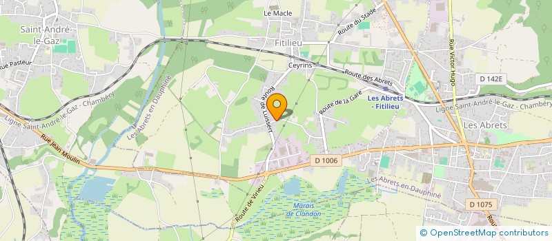 localisation de l'entreprise SCI AYNE  LES ABRETS-EN-DAUPHINE