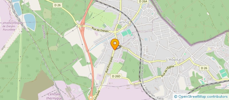 localisation de l'entreprise SCI AYNUR  CARLING