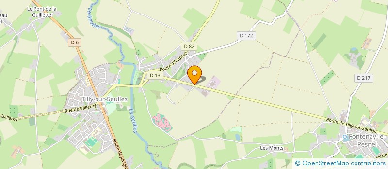 localisation de l'entreprise SCI AYONG  TILLY-SUR-SEULLES