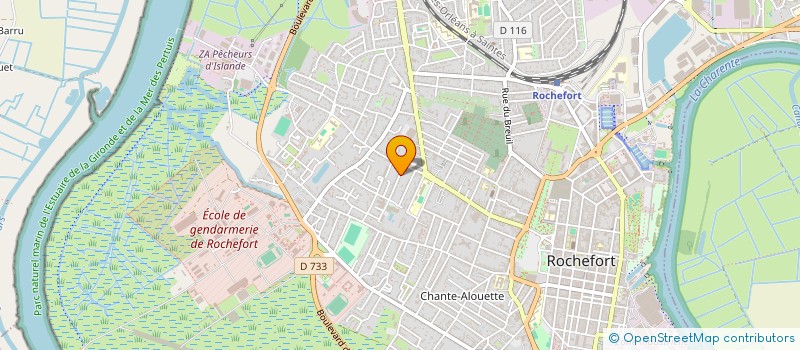 localisation de l'entreprise SCI AYRAH  ROCHEFORT