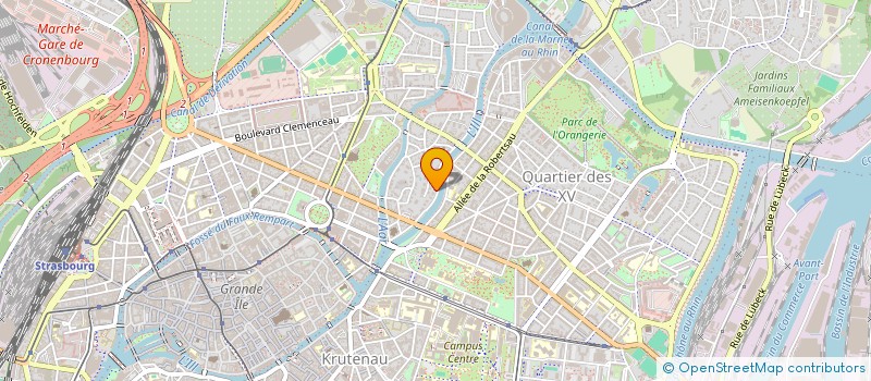 localisation de l'entreprise SCI AYRTON à STRASBOURG
