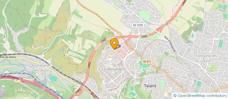 localisation de l'entreprise SCI AYRTON  TALANT