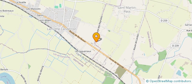 localisation de l'entreprise SCI AYS  SAINT-MARTIN-PETIT