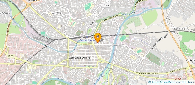 localisation de l'entreprise SCI AYSER à CARCASSONNE