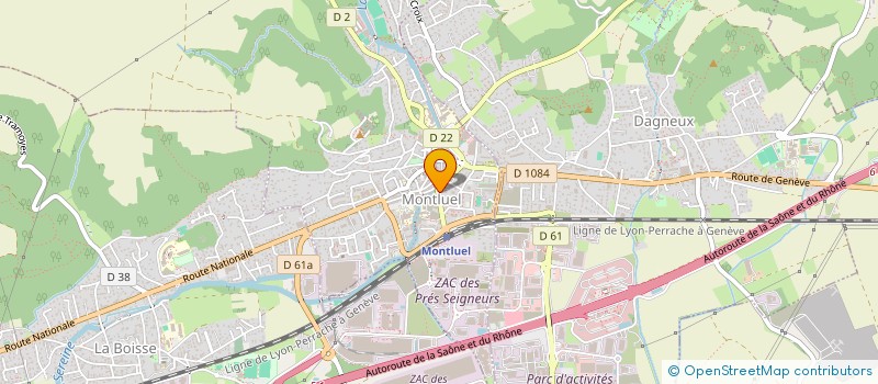 localisation de l'entreprise SCI AYSIMA  MONTLUEL