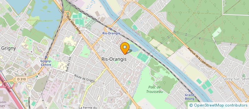 localisation de l'entreprise SCI AYSYMA à RIS-ORANGIS