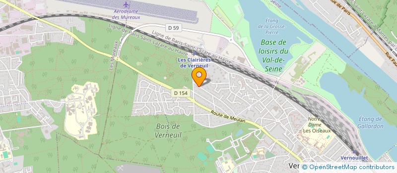 localisation de l'entreprise SCI AYT DIEGO II  VERNEUIL-SUR-SEINE