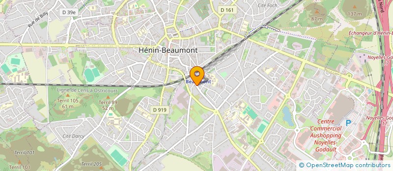 localisation de l'entreprise SCI AYT EDRA FRERES à HENIN-BEAUMONT