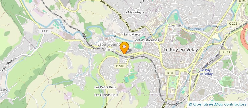 localisation de l'entreprise SCI AYTEN GROUP  ESPALY-SAINT-MARCEL