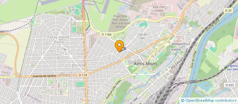 localisation de l'entreprise SCI AYTO à ATHIS-MONS