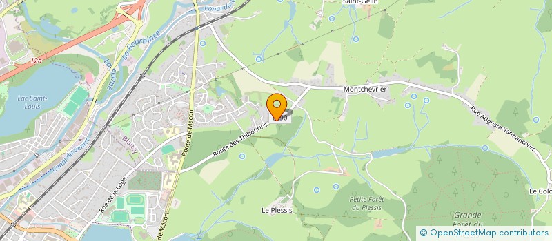 localisation de l'entreprise SCI AYVA  BLANZY