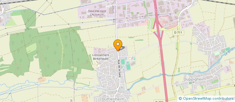 localisation de l'entreprise SCI AYVAZ  DUTTLENHEIM