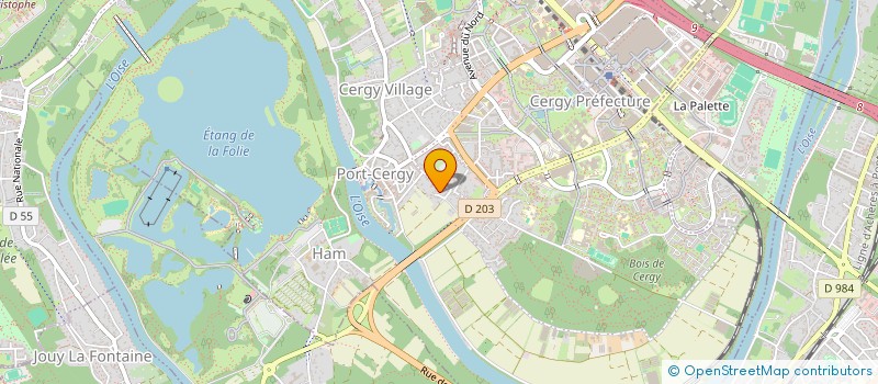 localisation de l'entreprise SCI AYYA  CERGY