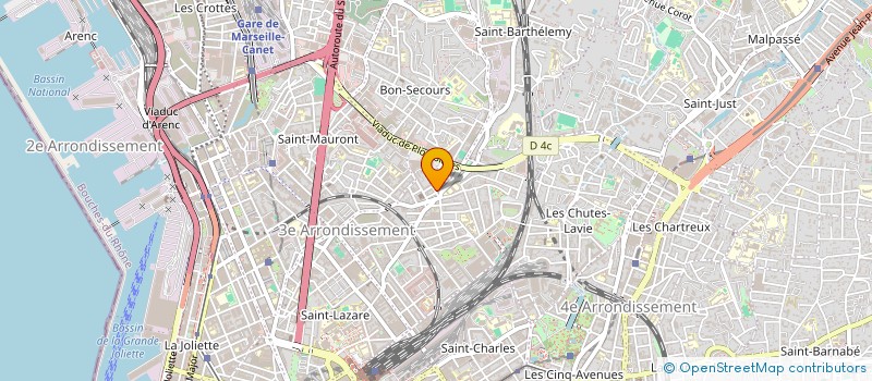 localisation de l'entreprise SCI AZ 2000 à MARSEILLE