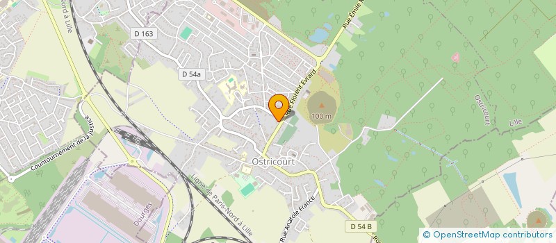 localisation de l'entreprise SCI AZ  OSTRICOURT