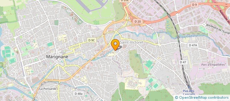 localisation de l'entreprise SCI AZ  SAINT-VICTORET