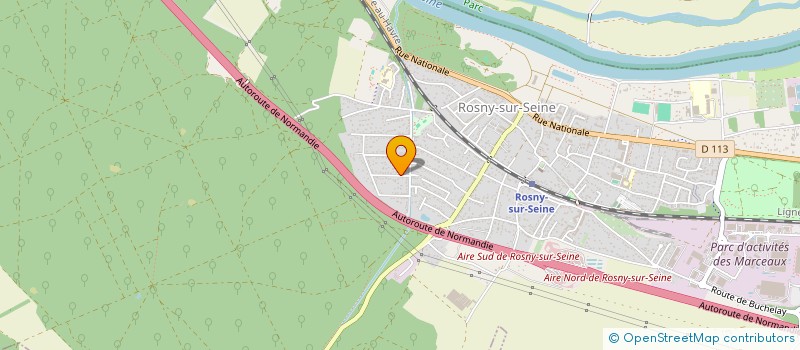 localisation de l'entreprise SCI AZ  ROSNY-SUR-SEINE