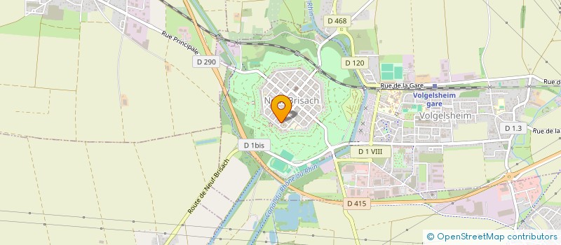 localisation de l'entreprise SCI AZ  NEUF-BRISACH