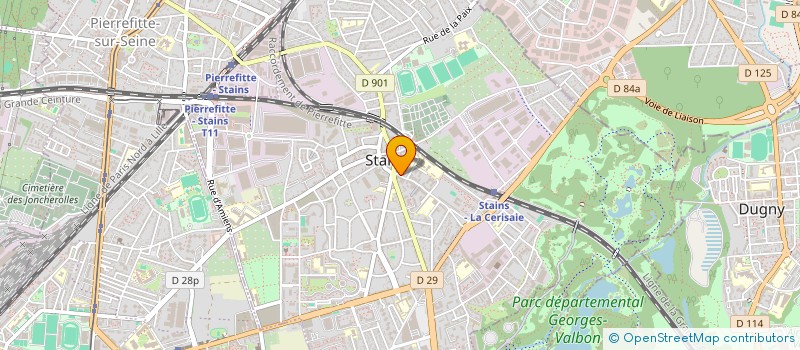 localisation de l'entreprise SCI AZ IMMO à STAINS