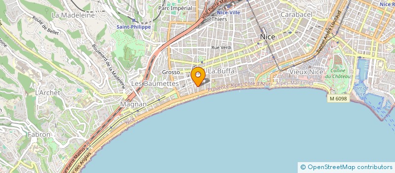localisation de l'entreprise SCI AZ IMMO à NICE