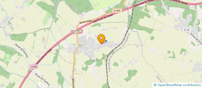 localisation de l'entreprise SCI AZ IMMO  GEMIL