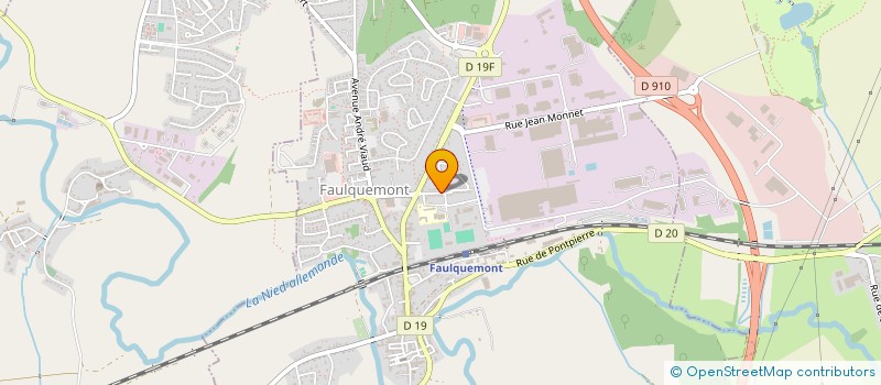 localisation de l'entreprise SCI AZ IMMOBILIER  FAULQUEMONT