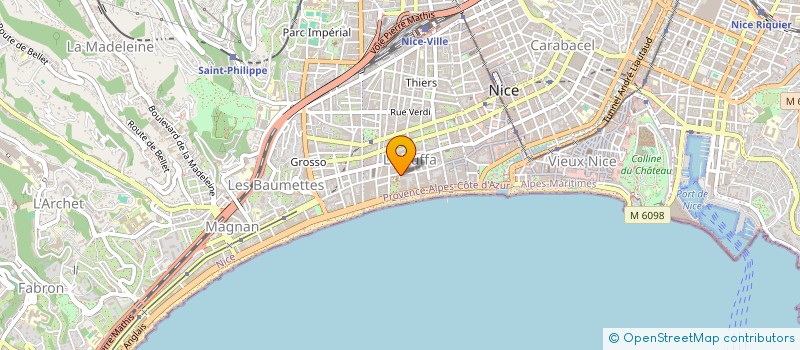 localisation de l'entreprise SCI AZ INVEST  NICE
