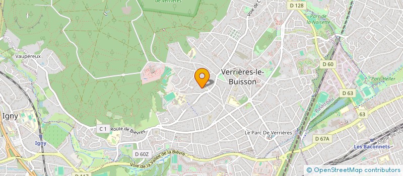 localisation de l'entreprise SCI AZAD à VERRIERES-LE-BUISSON
