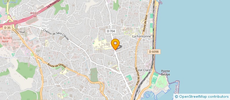 localisation de l'entreprise SCI AZAD à ANTIBES