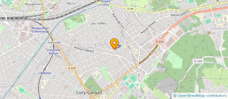 localisation de l'entreprise SCI AZAD à LIVRY-GARGAN